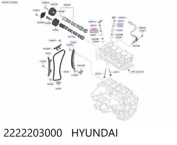  2222203000 Hyundai/Kia