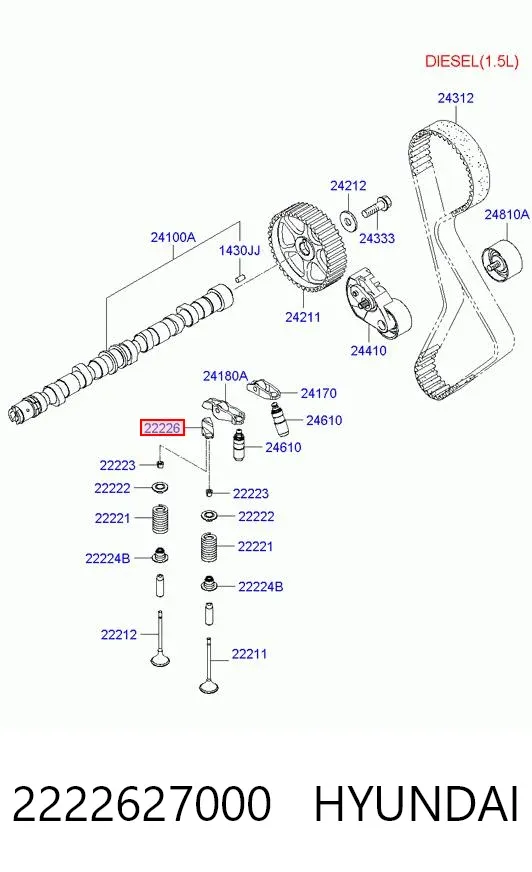 Balancines 2222627000 Hyundai/Kia