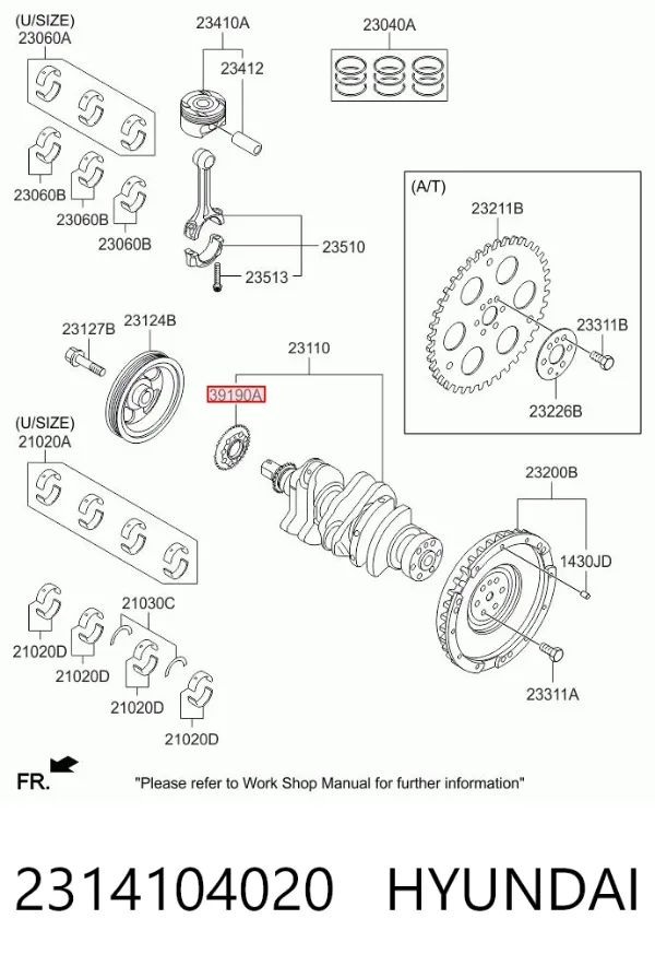  2314104020 Hyundai/Kia