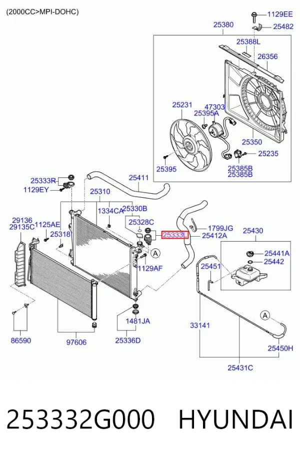  253332G000 Hyundai/Kia