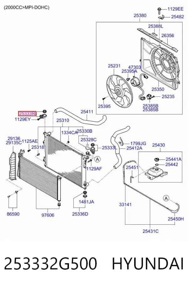  253332G500 Hyundai/Kia