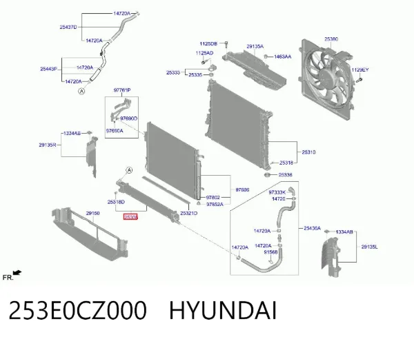  253E0CZ000 Hyundai/Kia