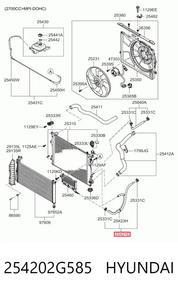  254202G585 Hyundai/Kia