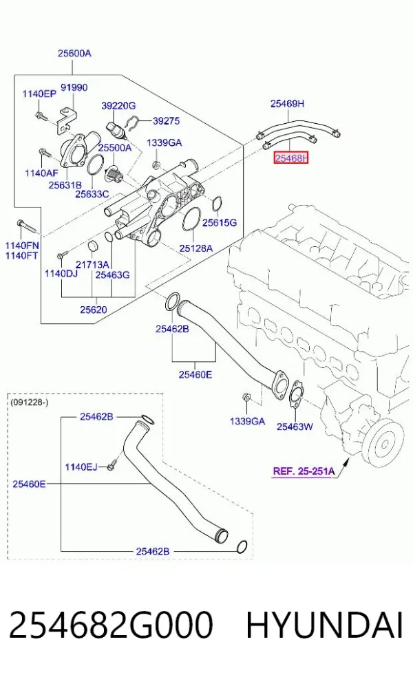  254682G000 Hyundai/Kia
