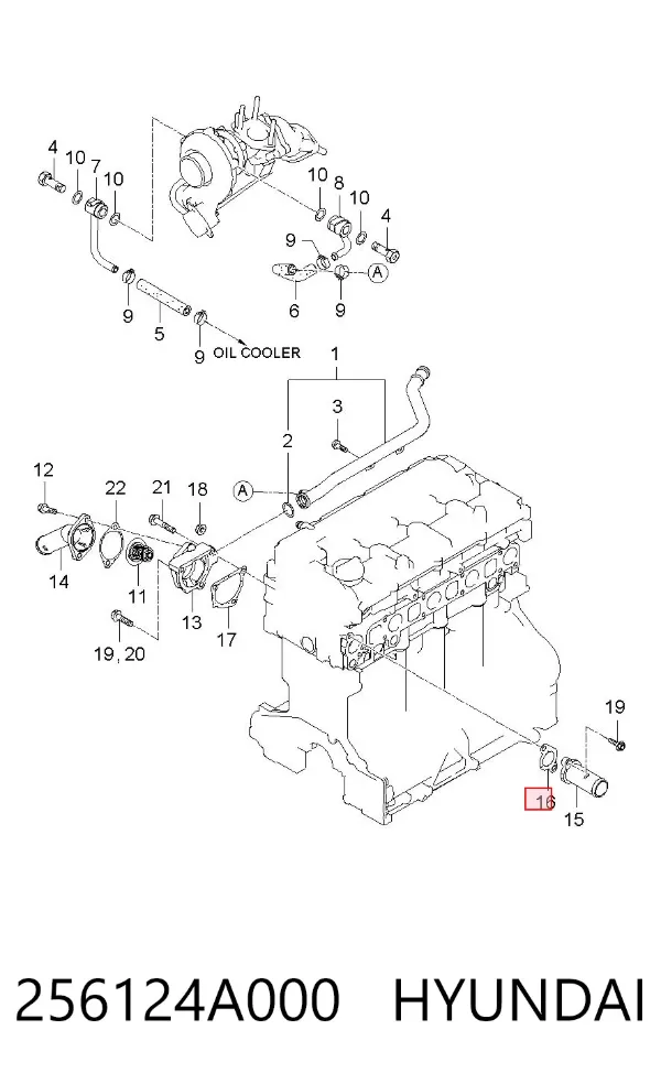  256124A000 Hyundai/Kia