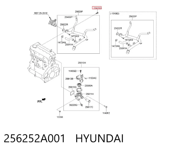  256252A001 Hyundai/Kia