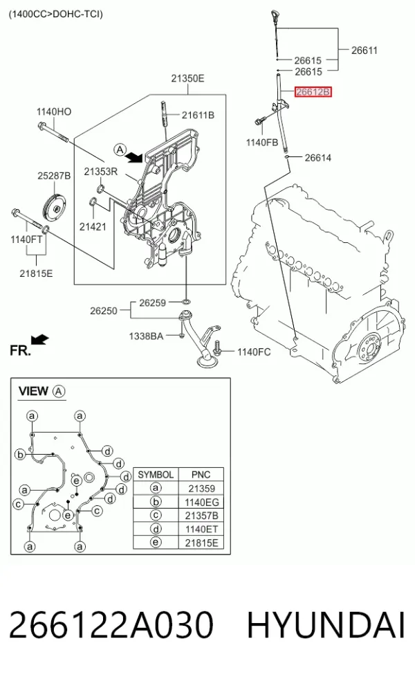  266122A030 Hyundai/Kia