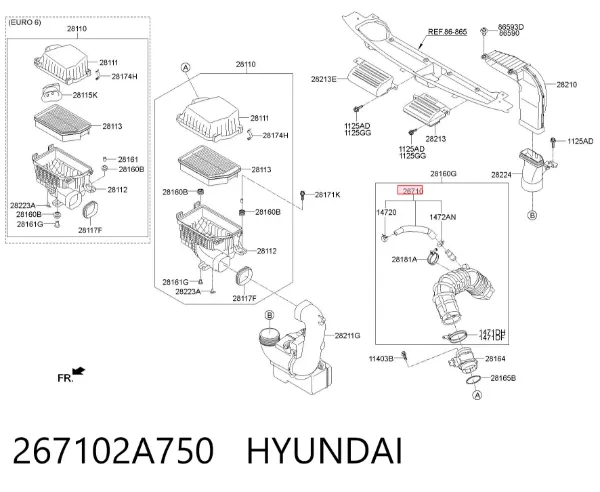  267102A750 Hyundai/Kia