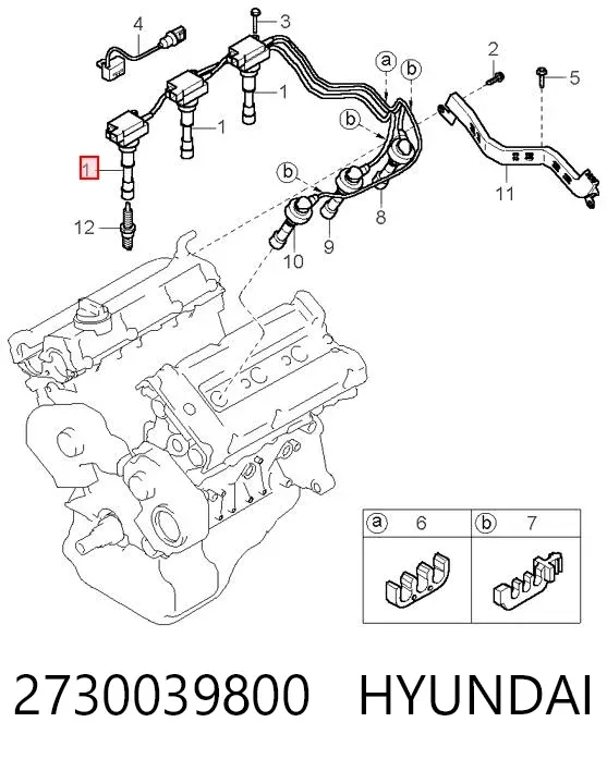 Bobina 2730039800 Hyundai/Kia