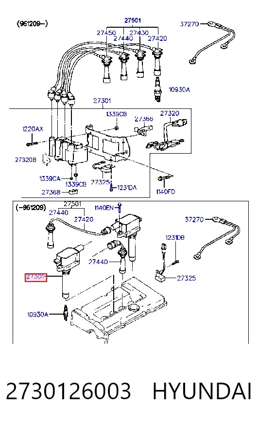 Bobina 2730126003 Hyundai/Kia