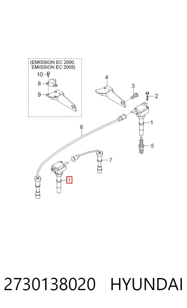 Bobina 2730138020 Hyundai/Kia