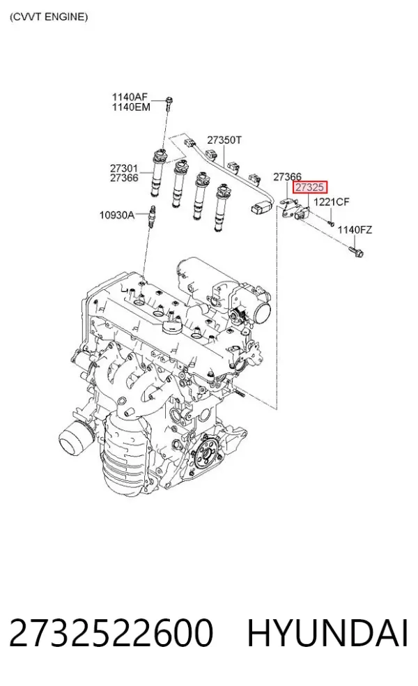Distribuidor 2732522600 Hyundai/Kia