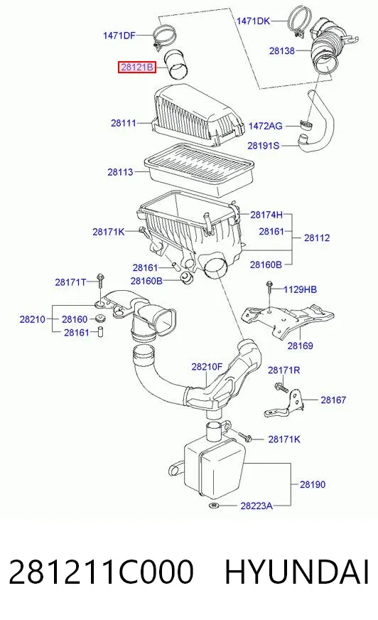  281211C000 Hyundai/Kia