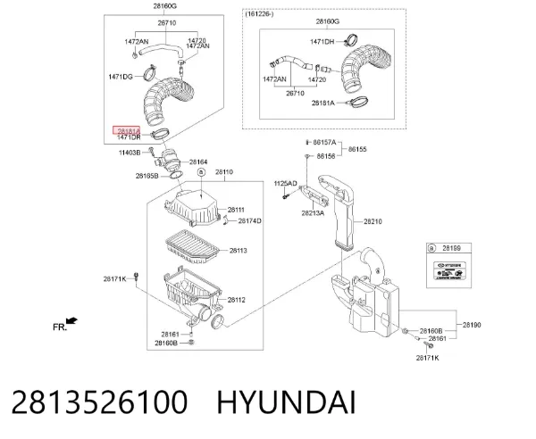  2813526100 Hyundai/Kia