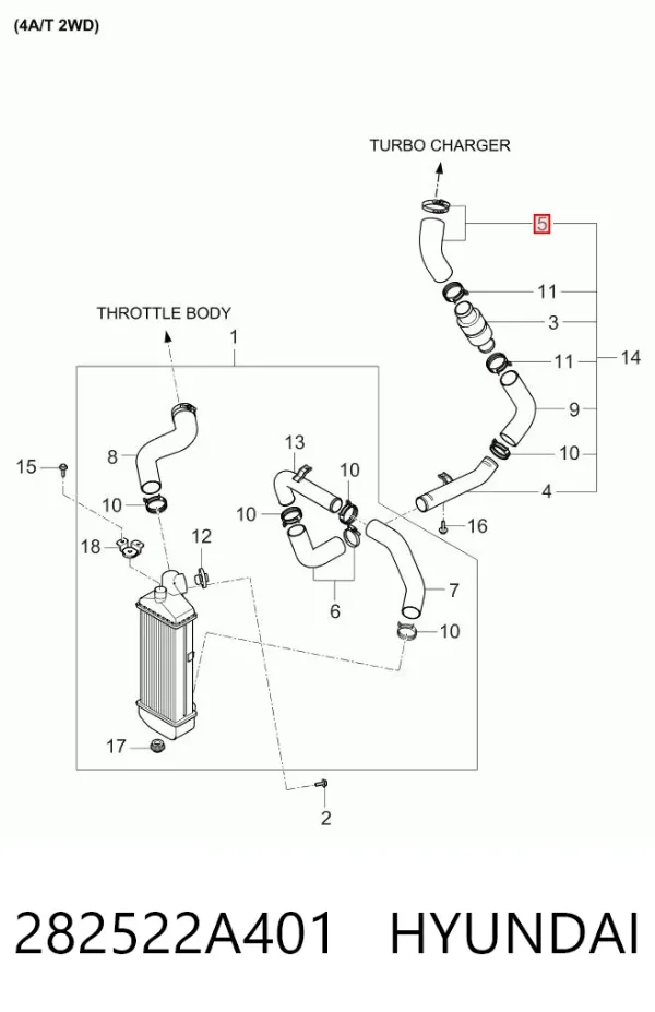  282522A401 Hyundai/Kia