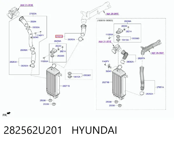  282562U201 Hyundai/Kia