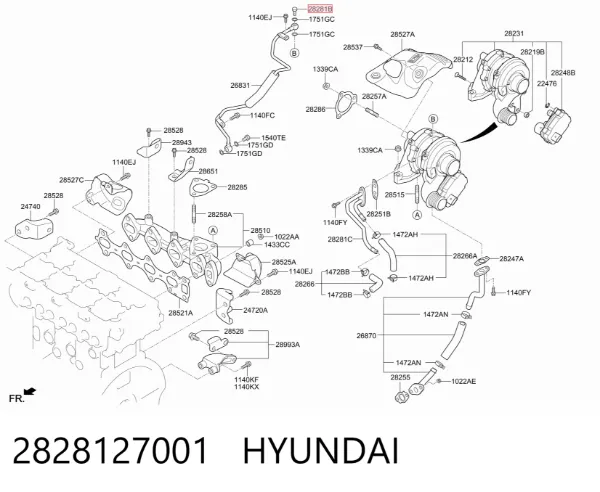  2828127001 Hyundai/Kia