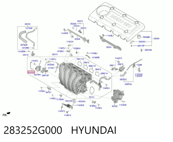  283252G000 Hyundai/Kia