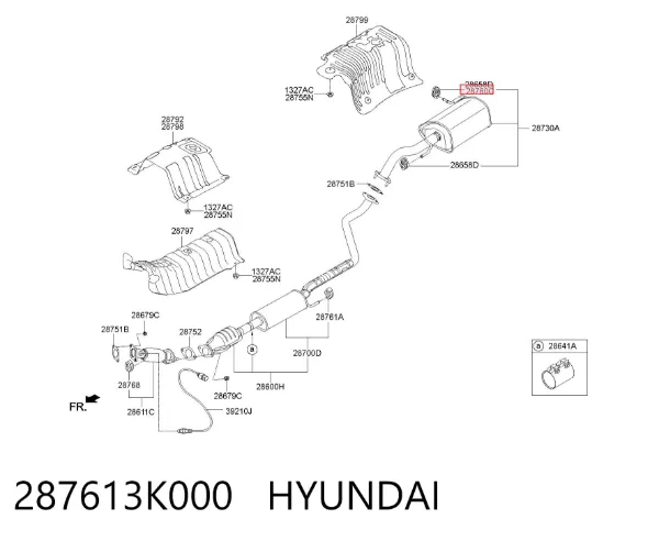  287613K000 Hyundai/Kia