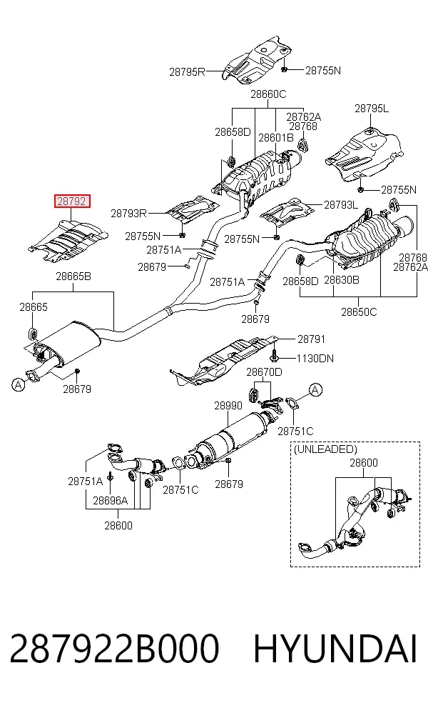  287922B000 Hyundai/Kia
