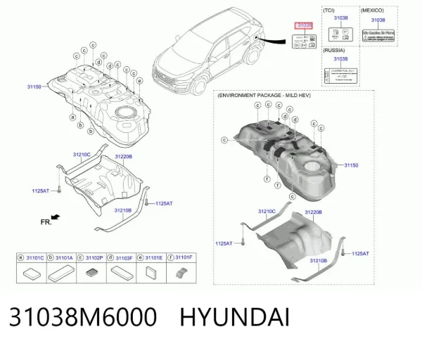  31038M6000 Hyundai/Kia