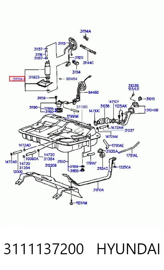 Unidad de alimentación de combustible 8950104020 Toyota