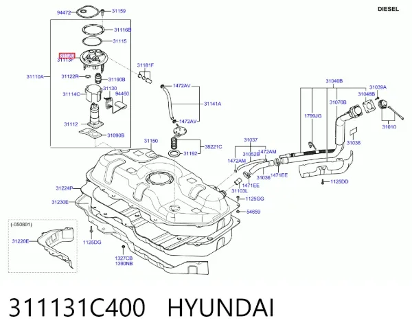  311131C400 Hyundai/Kia