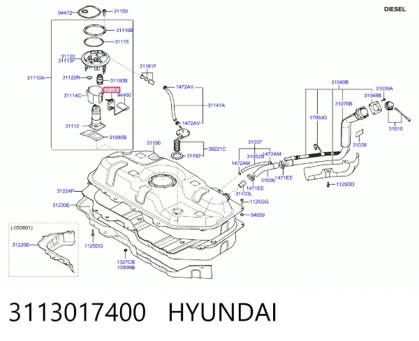  3113017400 Hyundai/Kia