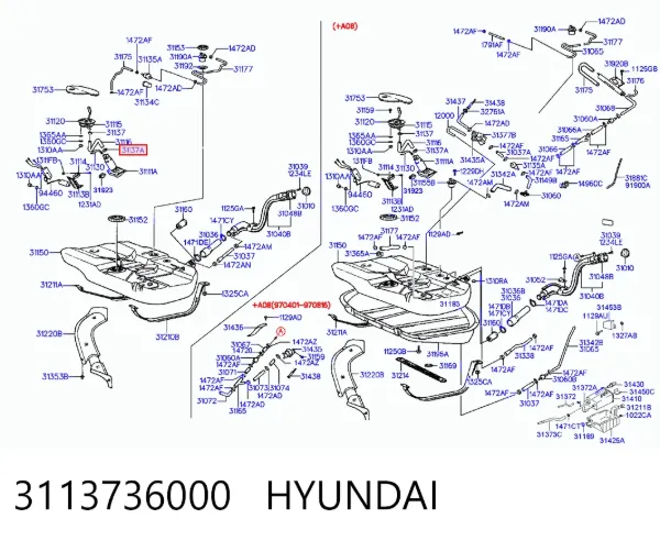  3113736000 Hyundai/Kia