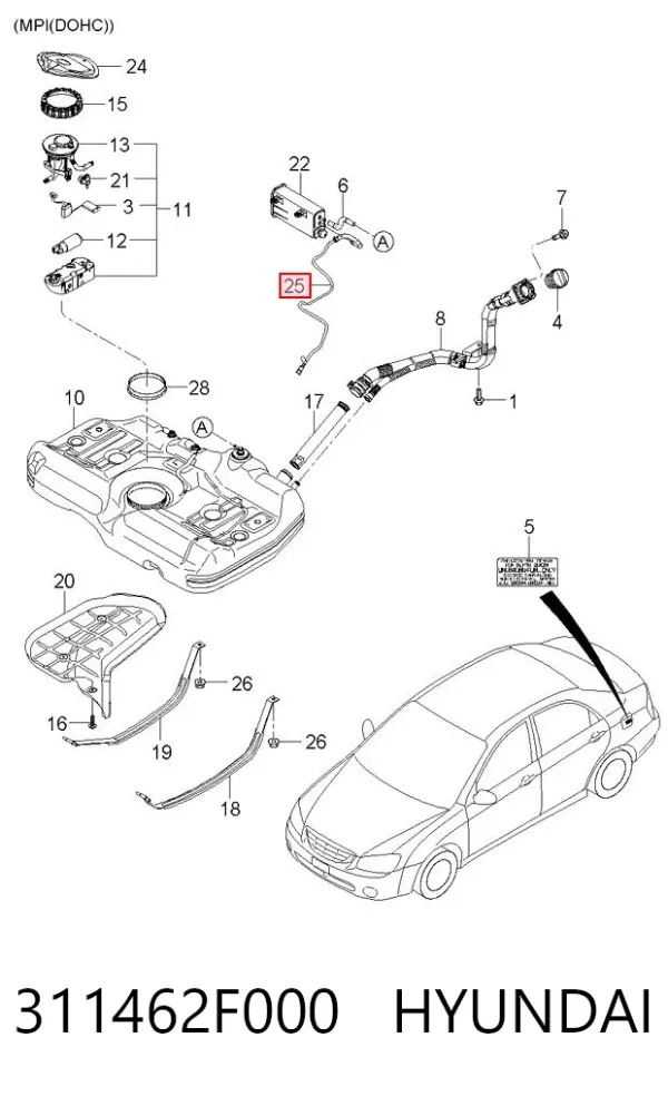  311462F000 Hyundai/Kia