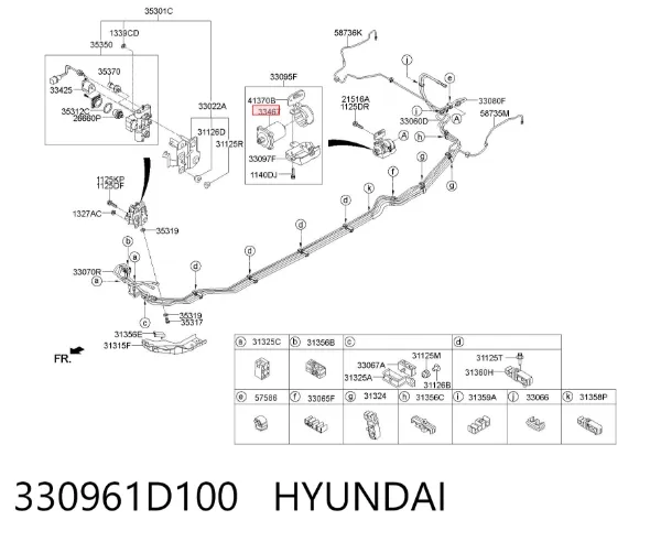 Filtro de combustible Hyundai Sonata VIII