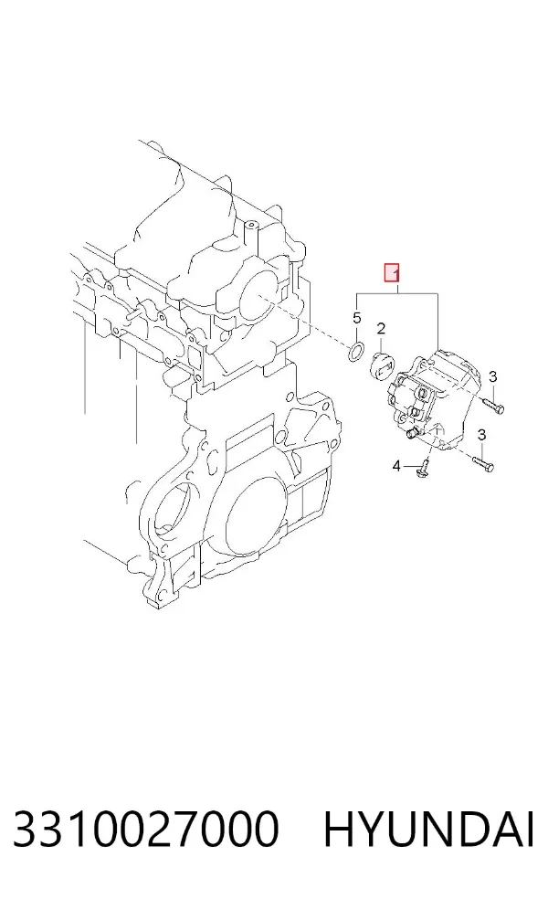Bomba inyectora 3310027000 Hyundai/Kia