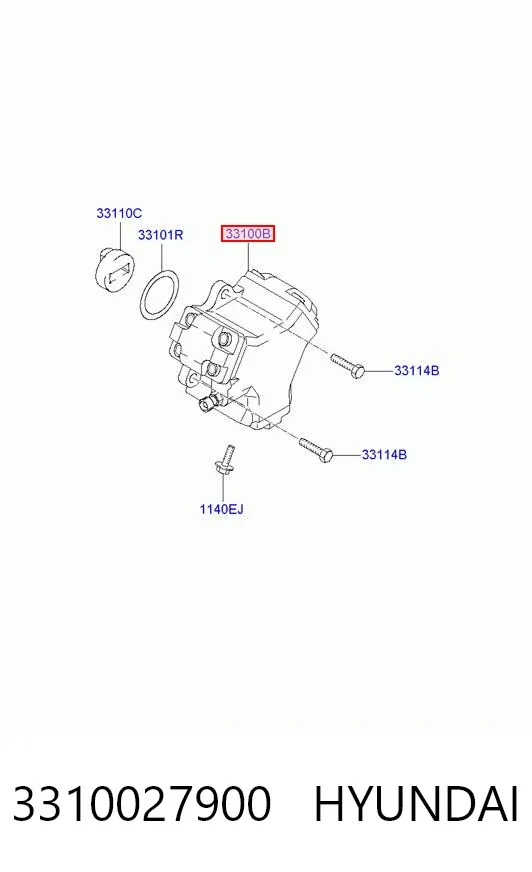 Bomba inyectora 3310027900 Hyundai/Kia