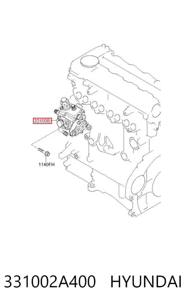 Bomba inyectora 331002A400 Hyundai/Kia