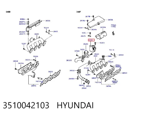 Sensor TPS 3510042103 Hyundai/Kia