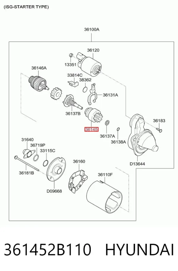 Bendix 361452B110 Hyundai/Kia