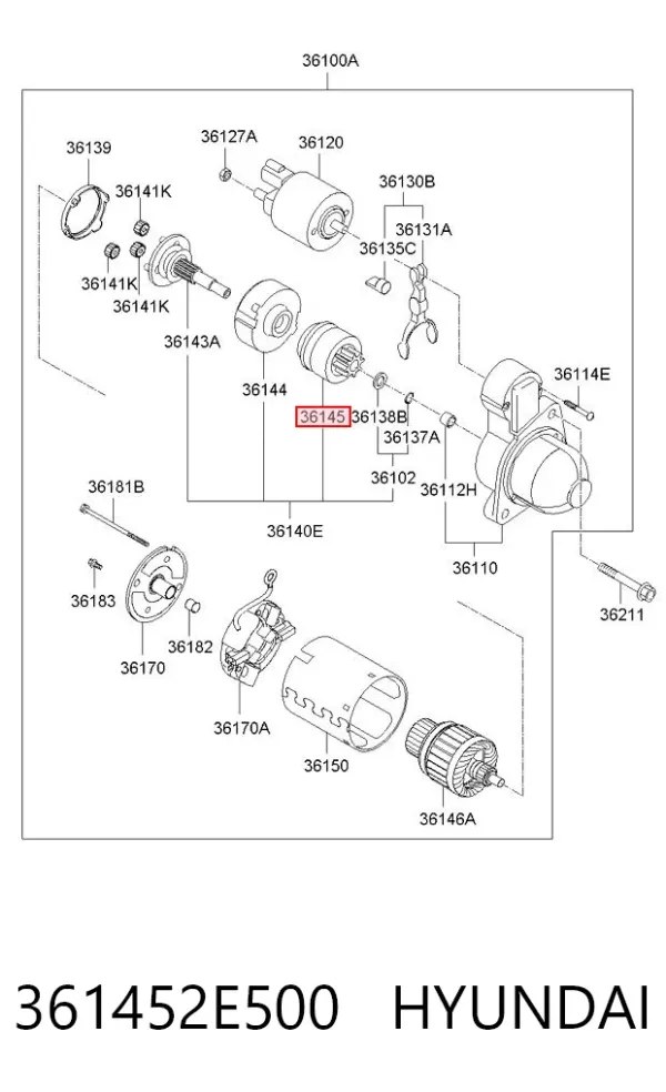 Bendix 361452E500 Hyundai/Kia