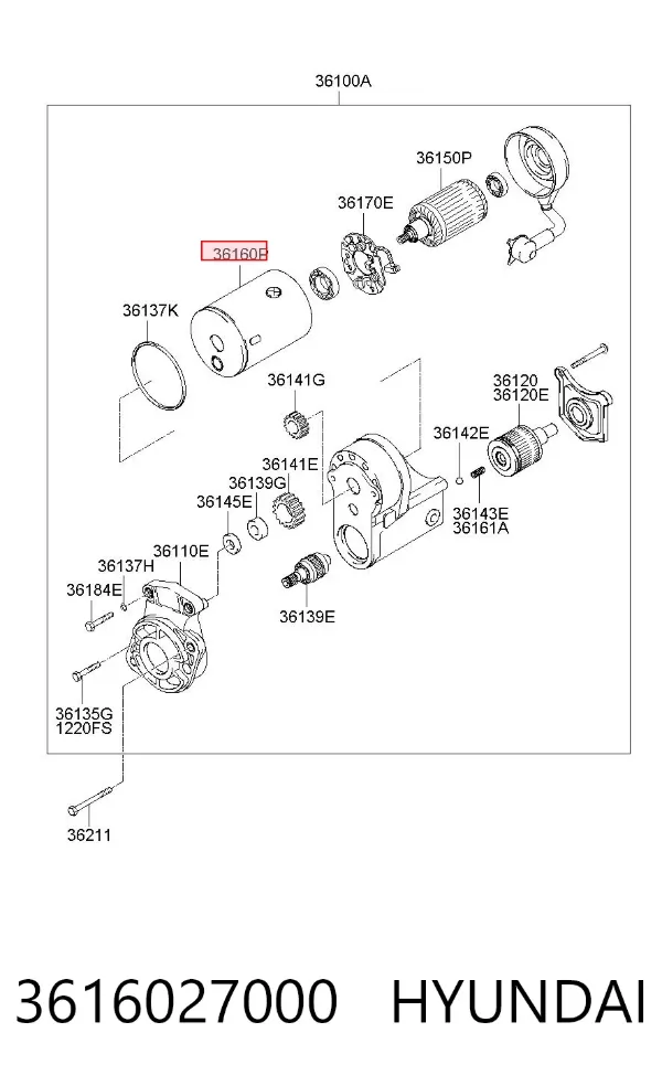  3616027000 Hyundai/Kia