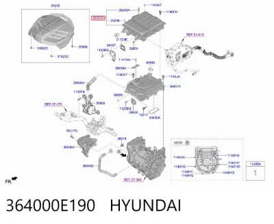 Inversor de corriente HYUNDAI 364000E190