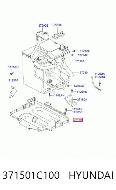 Bandeja de la batería HYUNDAI 371501C100
