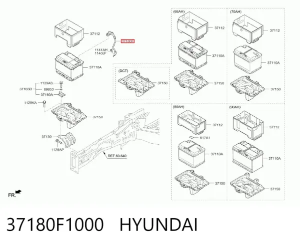 Batería 37180F1000 Hyundai/Kia