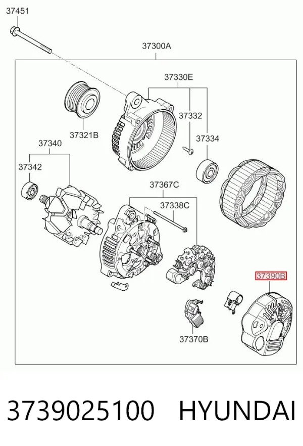  3739025100 Hyundai/Kia