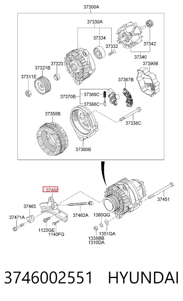  3746002551 Hyundai/Kia