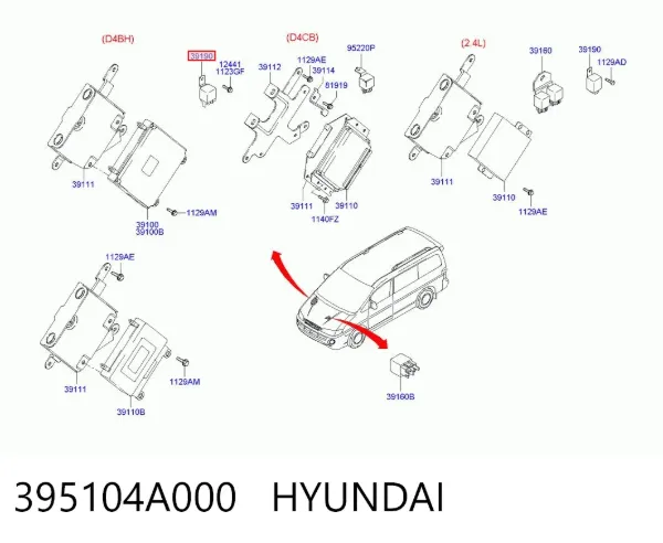  395104A000 Hyundai/Kia