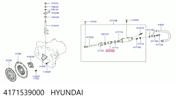  4171539000 Hyundai/Kia