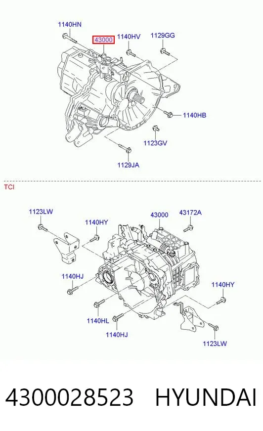 Caja de cambios Hyundai Elantra III