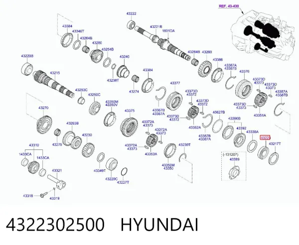  4322302500 Hyundai/Kia