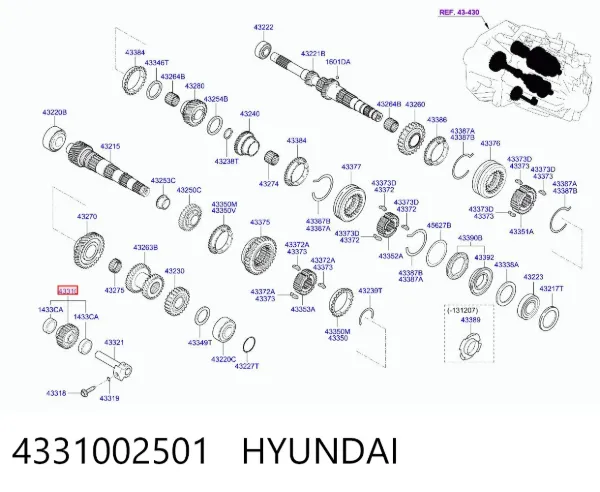 4331002501 Hyundai/Kia