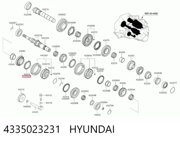  4335023231 Hyundai/Kia