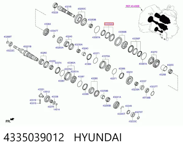  4335039012 Hyundai/Kia